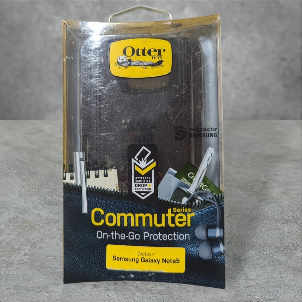 Y3. Otterbox Commuter On-the-Go Case for Samsung Galaxy Note5 Black See Descript